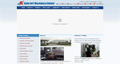 Desktop Screenshot of kylinmachinery.com